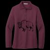 Women's Silk Touch Long Sleeve Polo Miniatura