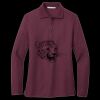 Women's Silk Touch Long Sleeve Polo Miniatura