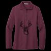 Women's Silk Touch Long Sleeve Polo Miniatura