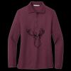 Women's Silk Touch Long Sleeve Polo Miniatura