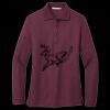 Women's Silk Touch Long Sleeve Polo Miniatura