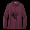 Women's Silk Touch Long Sleeve Polo Miniatura