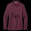 Women's Silk Touch Long Sleeve Polo Miniatura