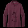 Women's Silk Touch Long Sleeve Polo Miniatura