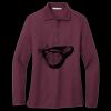 Women's Silk Touch Long Sleeve Polo Miniatura