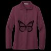 Women's Silk Touch Long Sleeve Polo Miniatura