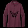 Women's Silk Touch Long Sleeve Polo Miniatura