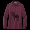 Women's Silk Touch Long Sleeve Polo Miniatura