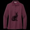Women's Silk Touch Long Sleeve Polo Miniatura
