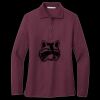 Women's Silk Touch Long Sleeve Polo Miniatura