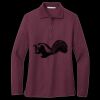 Women's Silk Touch Long Sleeve Polo Miniatura