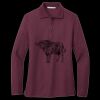 Women's Silk Touch Long Sleeve Polo Miniatura