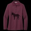 Women's Silk Touch Long Sleeve Polo Miniatura