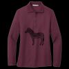 Women's Silk Touch Long Sleeve Polo Miniatura