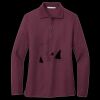 Women's Silk Touch Long Sleeve Polo Miniatura