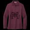 Women's Silk Touch Long Sleeve Polo Miniatura