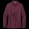 Women's Silk Touch Long Sleeve Polo Miniatura