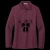 Women's Silk Touch Long Sleeve Polo Miniatura