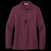 Women's Silk Touch Long Sleeve Polo Miniatura