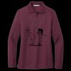 Women's Silk Touch Long Sleeve Polo Miniatura