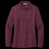 Women's Silk Touch Long Sleeve Polo Miniatura