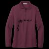 Women's Silk Touch Long Sleeve Polo Miniatura