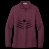 Women's Silk Touch Long Sleeve Polo Miniatura