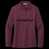Women's Silk Touch Long Sleeve Polo Miniatura