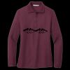 Women's Silk Touch Long Sleeve Polo Miniatura