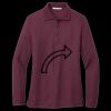 Women's Silk Touch Long Sleeve Polo Miniatura