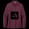 Women's Silk Touch Long Sleeve Polo Miniatura