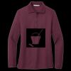 Women's Silk Touch Long Sleeve Polo Miniatura