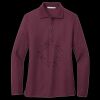 Women's Silk Touch Long Sleeve Polo Miniatura