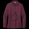 Women's Silk Touch Long Sleeve Polo Miniatura