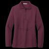 Women's Silk Touch Long Sleeve Polo Miniatura