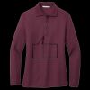 Women's Silk Touch Long Sleeve Polo Miniatura
