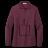 Women's Silk Touch Long Sleeve Polo Miniatura