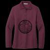 Women's Silk Touch Long Sleeve Polo Miniatura