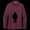 Women's Silk Touch Long Sleeve Polo Miniatura