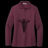 Women's Silk Touch Long Sleeve Polo Miniatura
