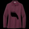 Women's Silk Touch Long Sleeve Polo Miniatura