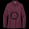 Women's Silk Touch Long Sleeve Polo Miniatura
