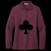 Women's Silk Touch Long Sleeve Polo Miniatura