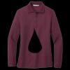 Women's Silk Touch Long Sleeve Polo Miniatura