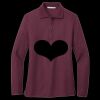 Women's Silk Touch Long Sleeve Polo Miniatura