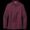 Women's Silk Touch Long Sleeve Polo Miniatura