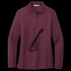 Women's Silk Touch Long Sleeve Polo Miniatura