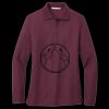 Women's Silk Touch Long Sleeve Polo Miniatura