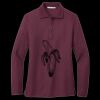 Women's Silk Touch Long Sleeve Polo Miniatura