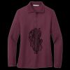 Women's Silk Touch Long Sleeve Polo Miniatura